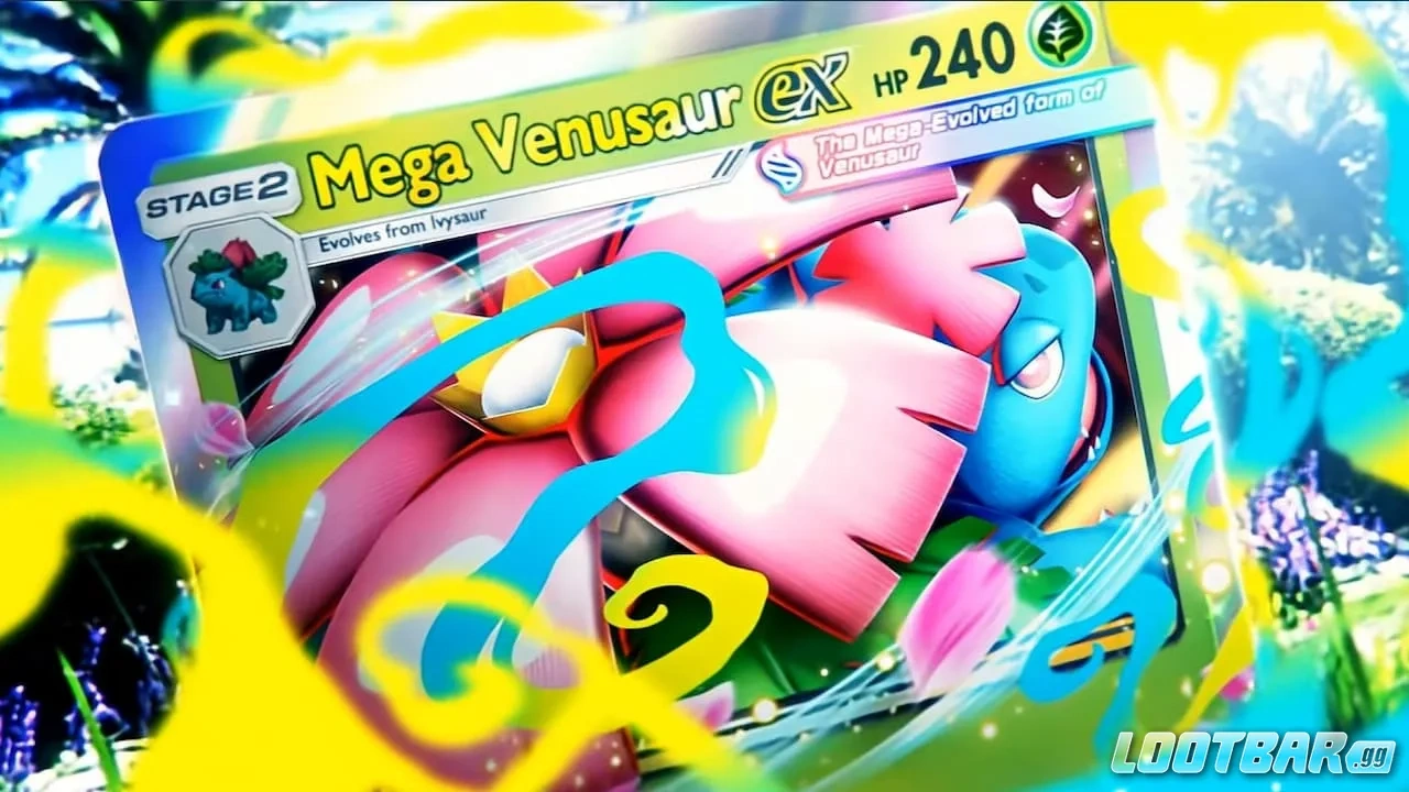 Mega Venusaur in Pokemon TCG Pocket