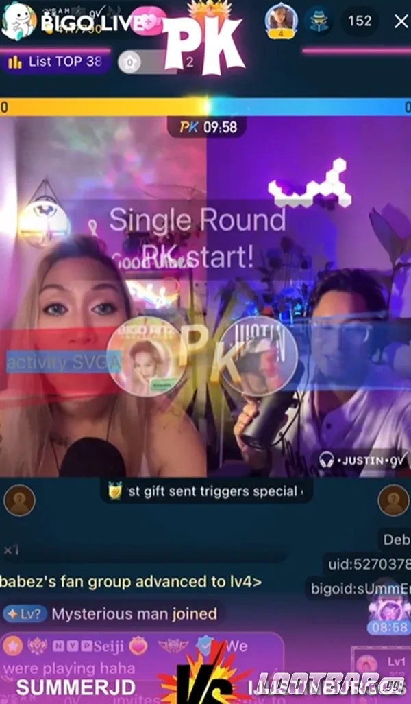 Bigo Live PK Battles