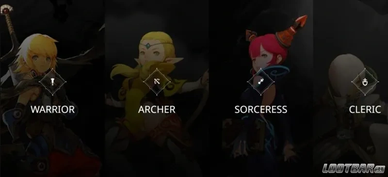 Dragon Nest M Classic Classes