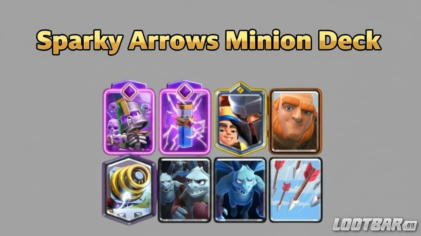 Sparky Arrows Minion Horde  Deck