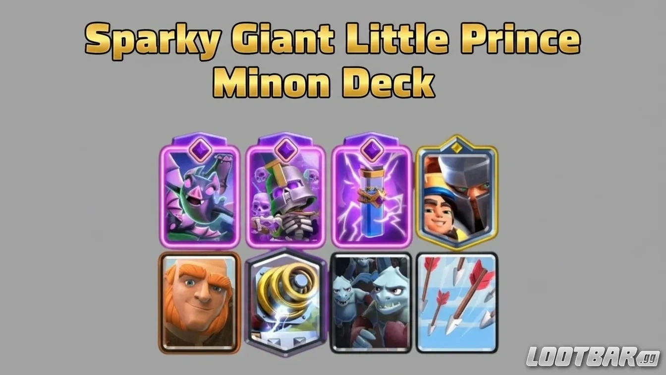 Sparky Giant Little Prince Minion Horde Deck