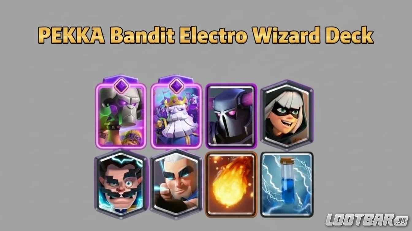 PEKKA Bandit Electro Wizard Deck