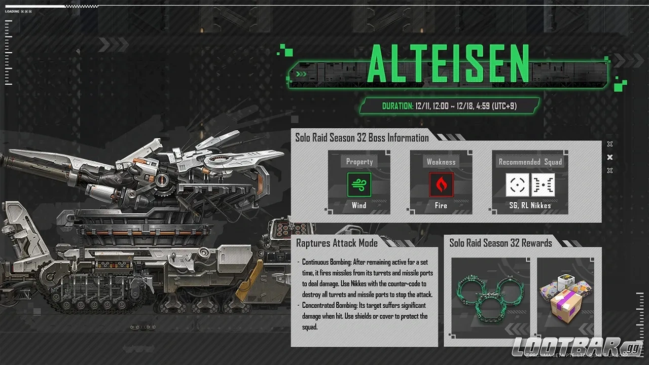 NIKKE 32nd Solo Raid Guide Image