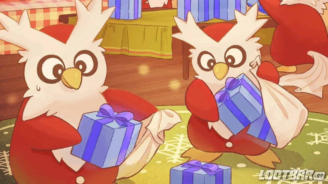 Delibird opening gifts