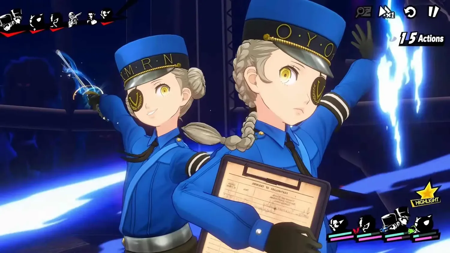 Justine and Caroline