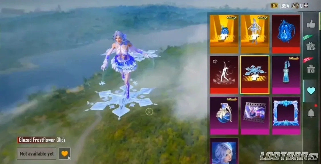 Glazed Frostflower Glider