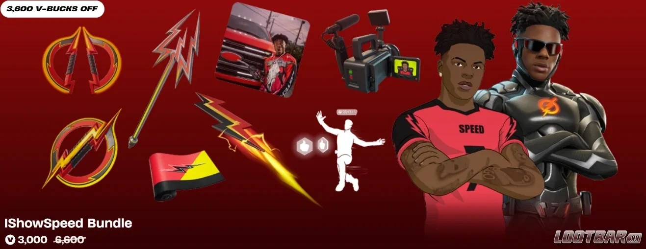 iShowSpeed Fortnite Bundle