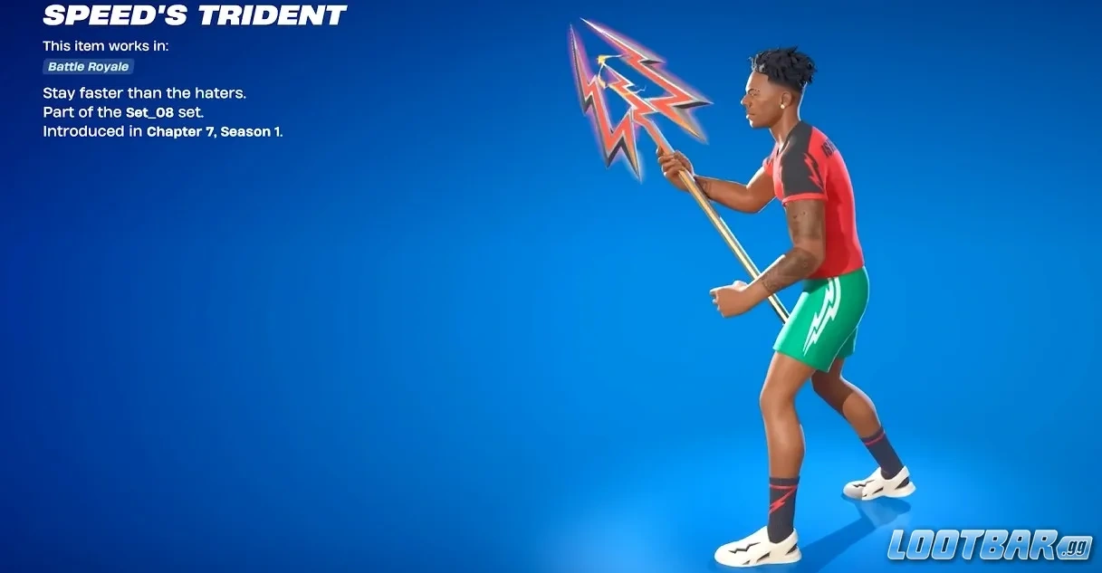 Speed's Trident in Fortnite
