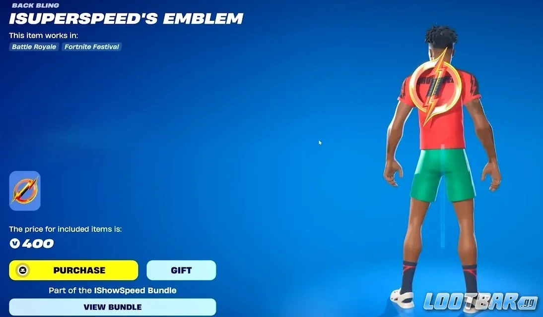 ISuperSpeed's Emblem Back Bling