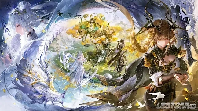 Keyart of the new update with Fushu and Zhiliu posing on opposite sides