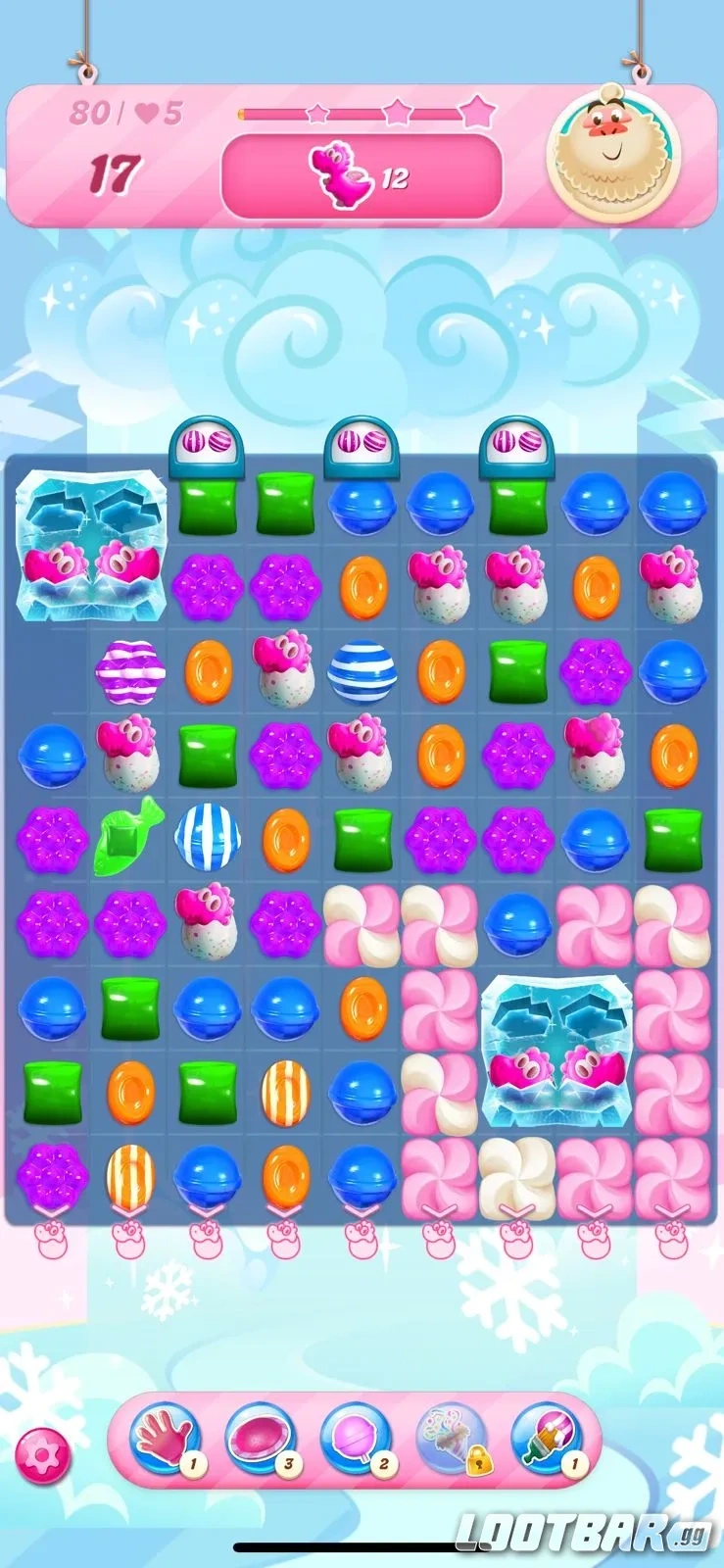 Crush Saga in a relaxed setting