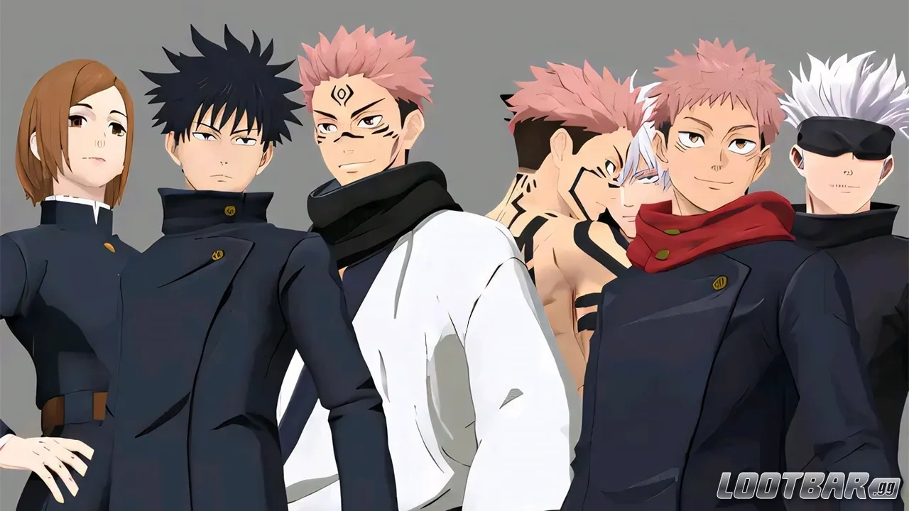 JJK collab characters