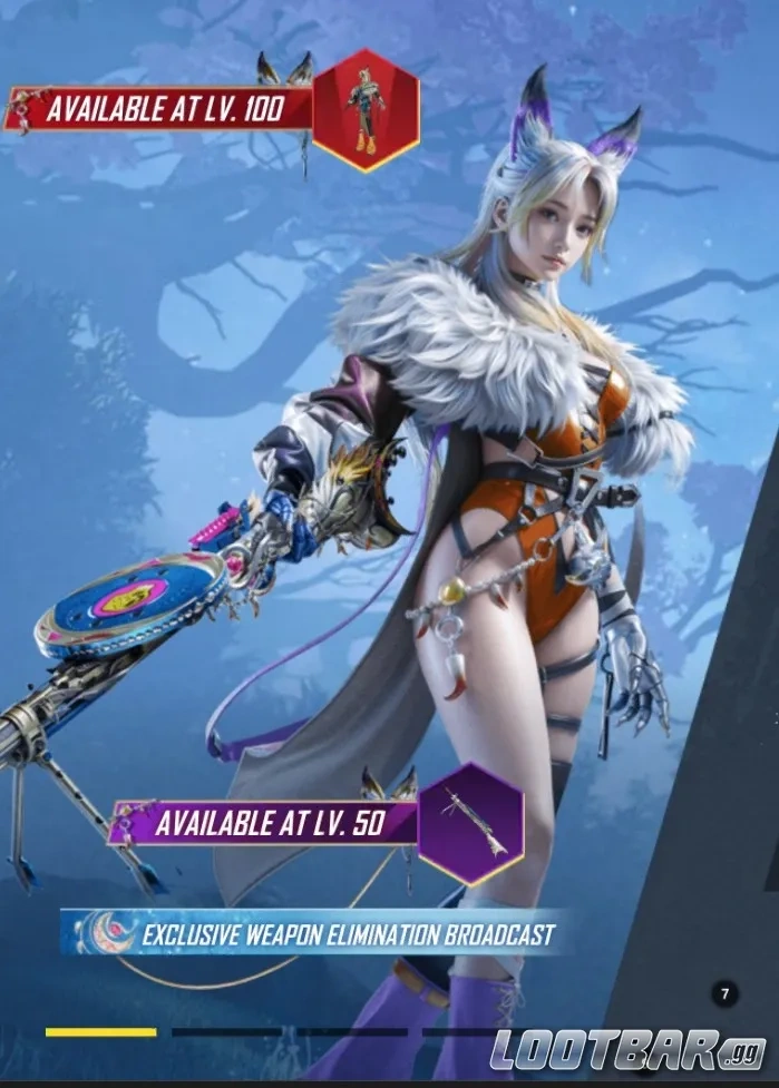 PUBG Mobile A17 Level 100 set