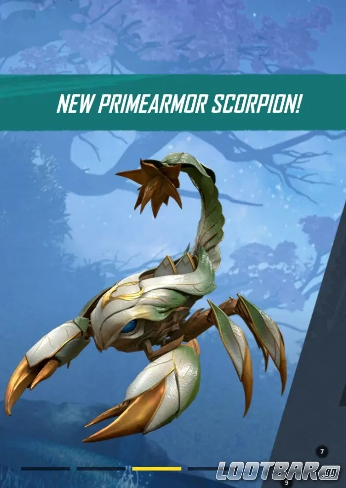 PUBG Mobile A17 scorpian skin