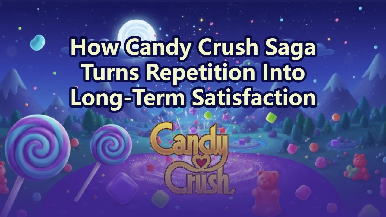 How Candy Crush Saga Turns Repetition Into Long-Term Satisfaction