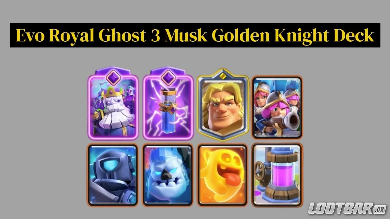 Evo Royal Ghost Three Musketeers Golden Knight Deck