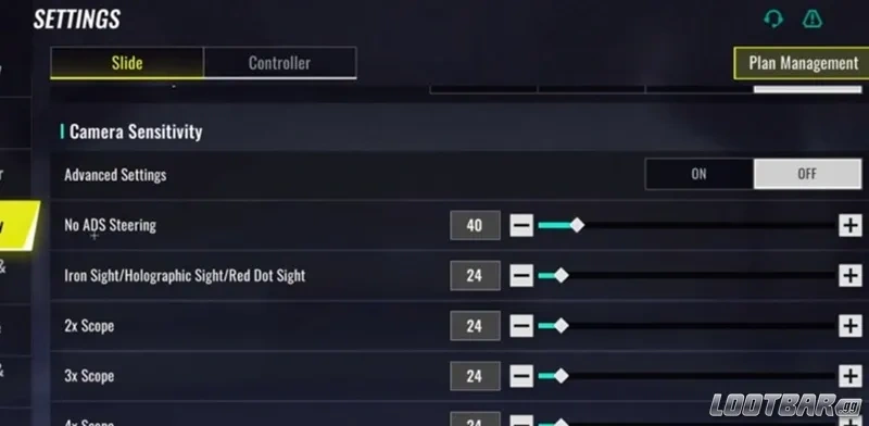 Blood Strike Sensitivity Setting