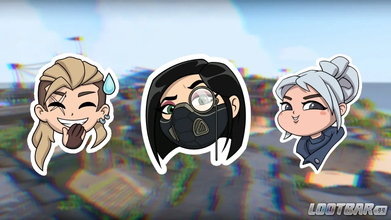 Sova, Viper, Jett Spray Sticker