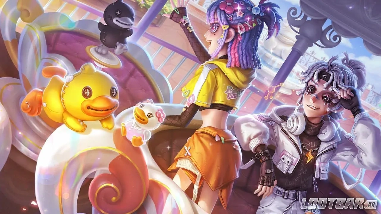 Identity V x B.Duck Prisoner and Perfumer costumes