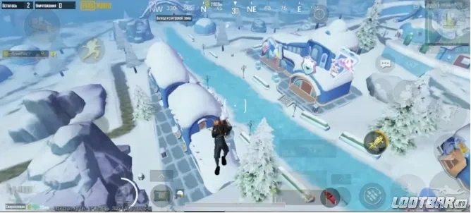 Salted Fish Rocket Launcher в PUBG Mobile 4.1 &mdash; полеты и заморозка в Frosty Funland