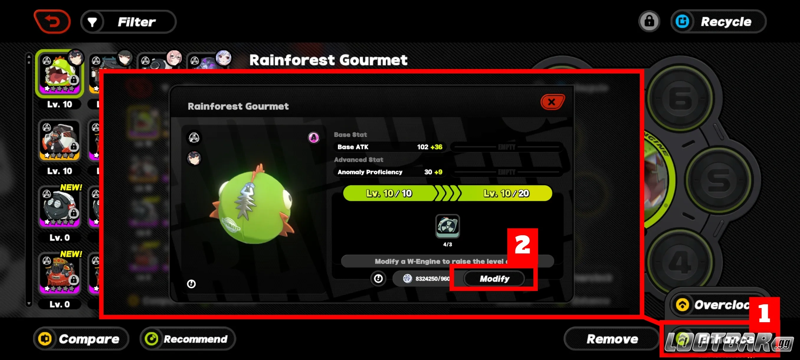how to modify w-engine image