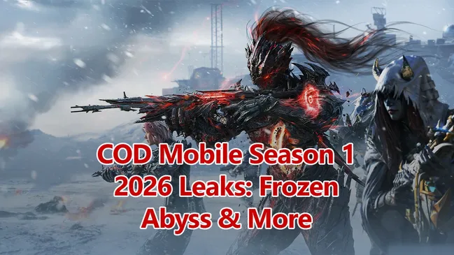 CODM Saison 1 2026 Leaks Frozen Abyss Übersicht