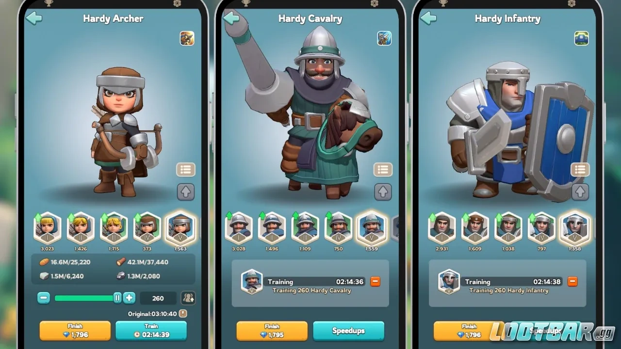 Kingshot Troops Training