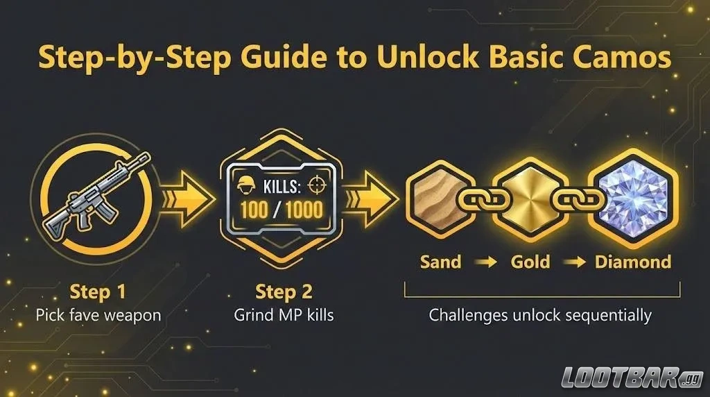 Step-by-Step Guide to Unlock Basic Camos in CODM