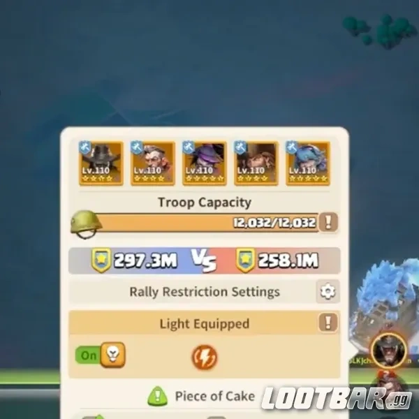 Rally Set Up in Dark War Survival