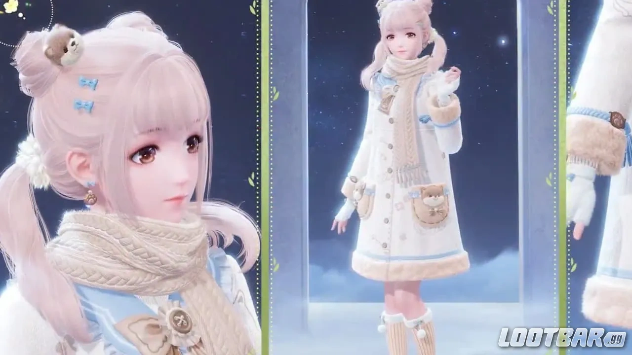 Guardian Floof outfit in Infinity Nikki