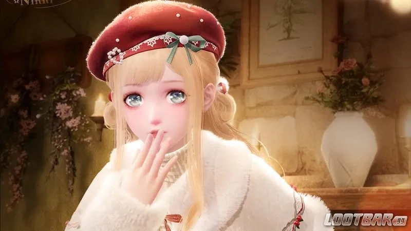 Snowy Encounter outfit in Infinity Nikki