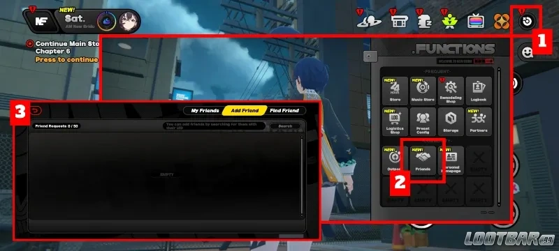 how to add friend image