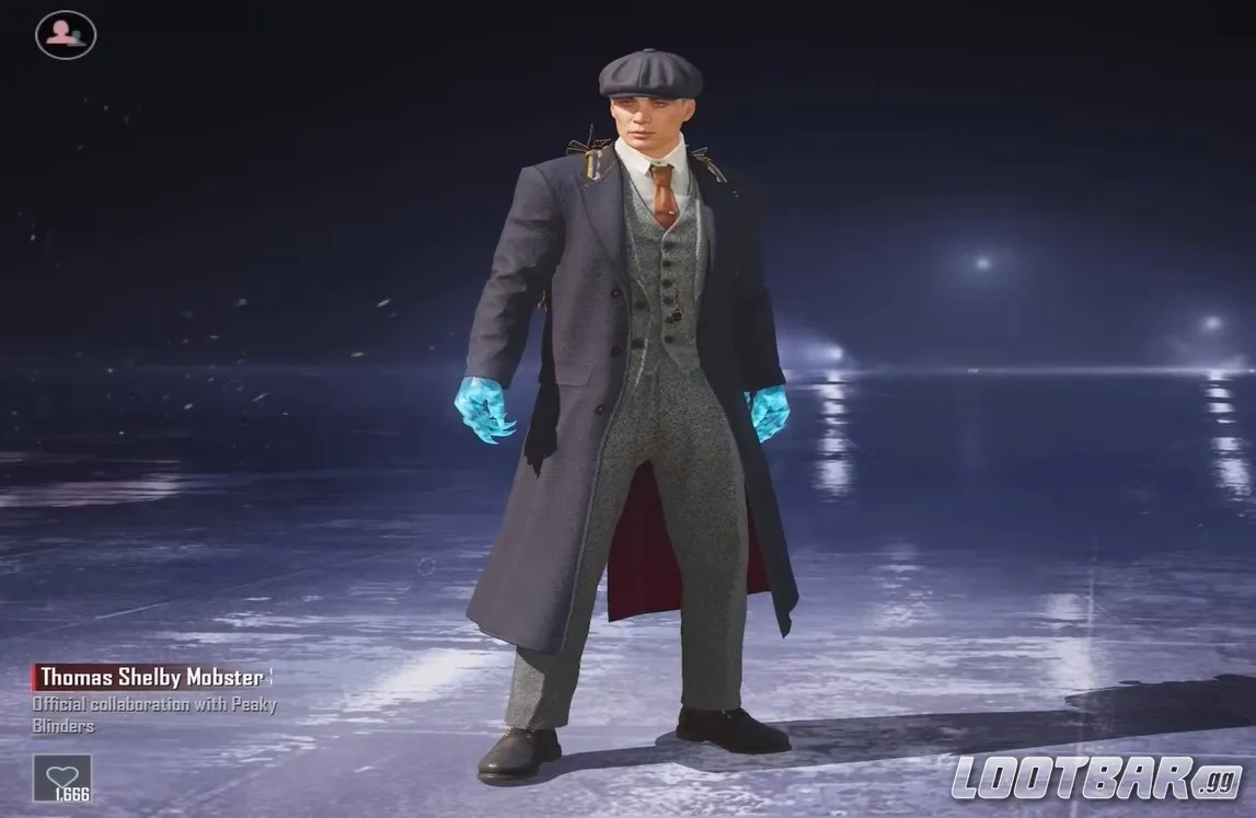 Thomas Shelby Mobster outfit in PUBG Mobile