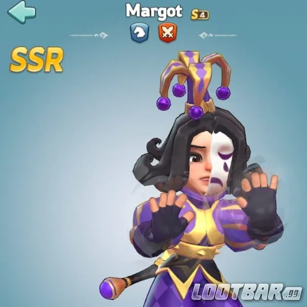 Margot as a top cavalry damage dealer