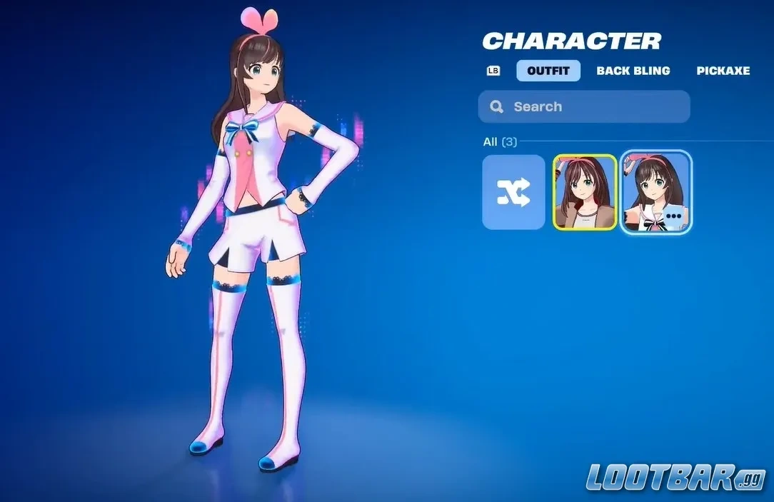 Kizuna AI in Fortnite