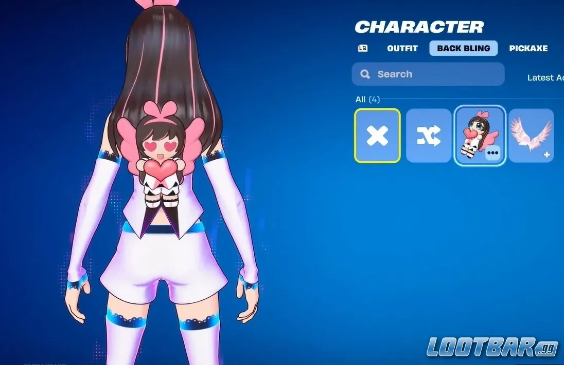 Chibi AI-Chan - Back Bling