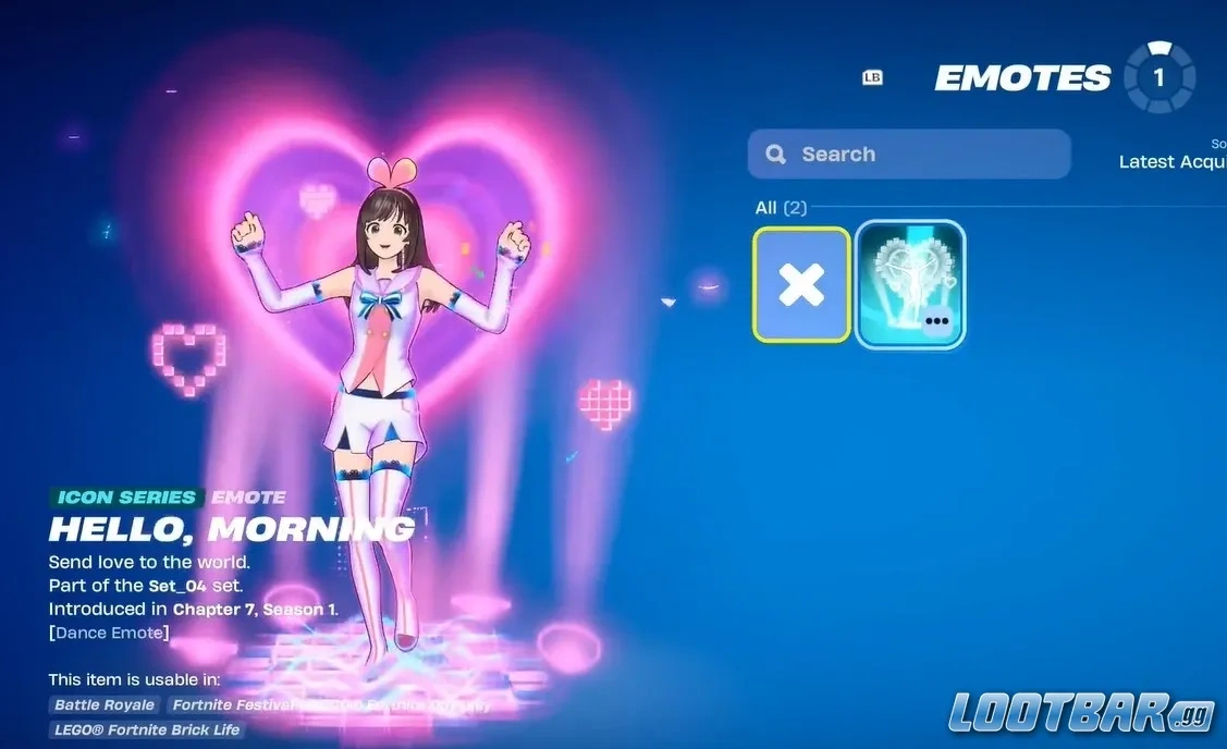 Hello, Morning Emote