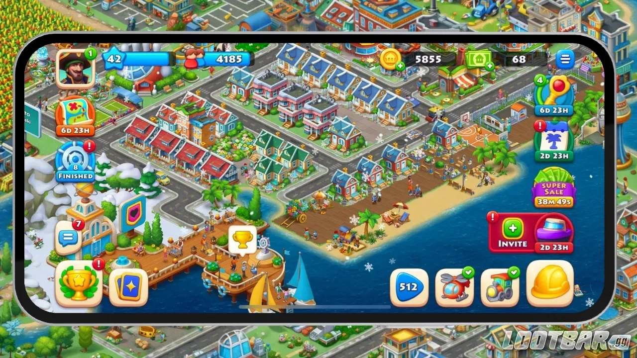 Tonwhsip Town Gameplay