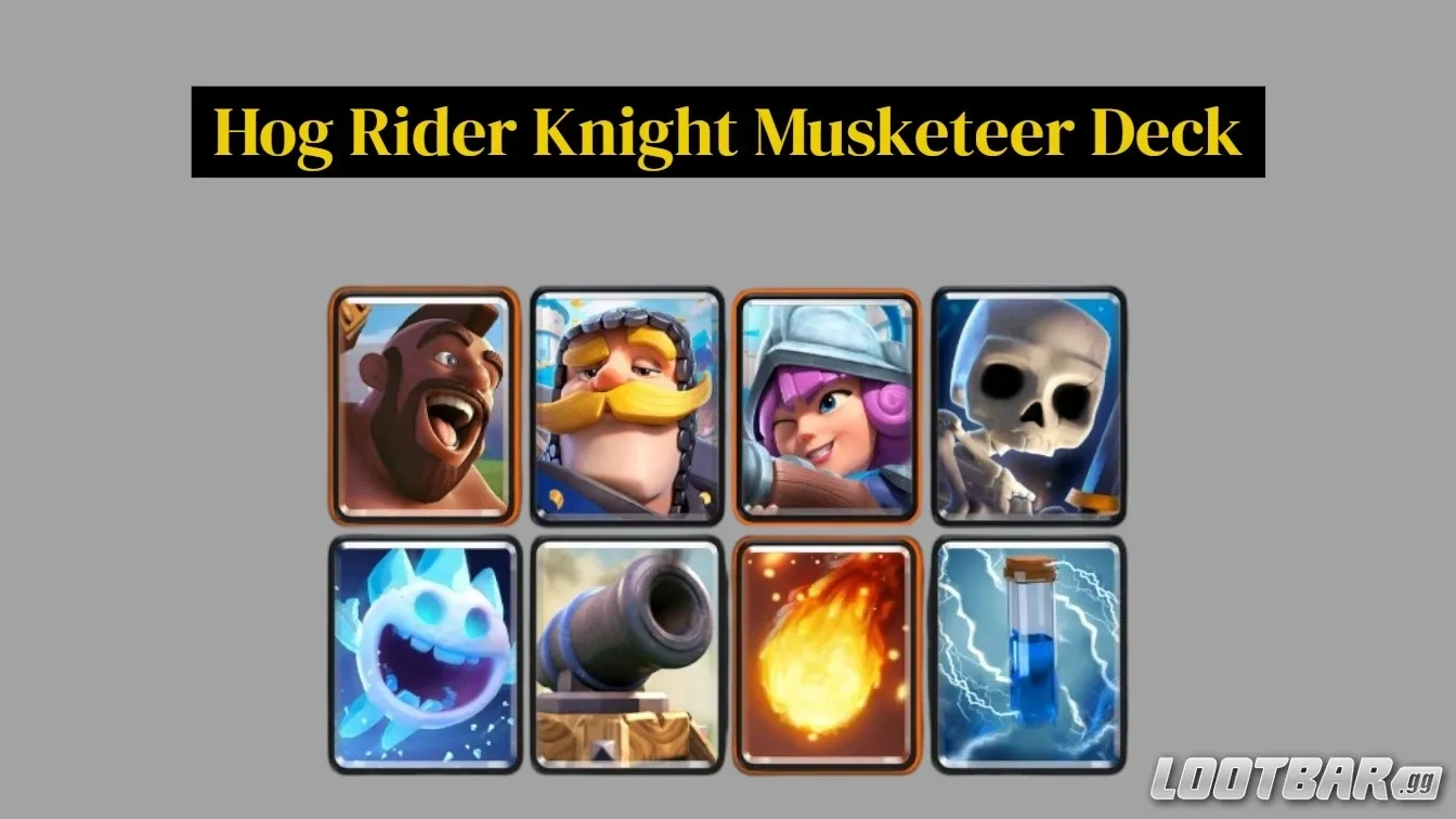 Hog Rider Knight Musketeer Deck