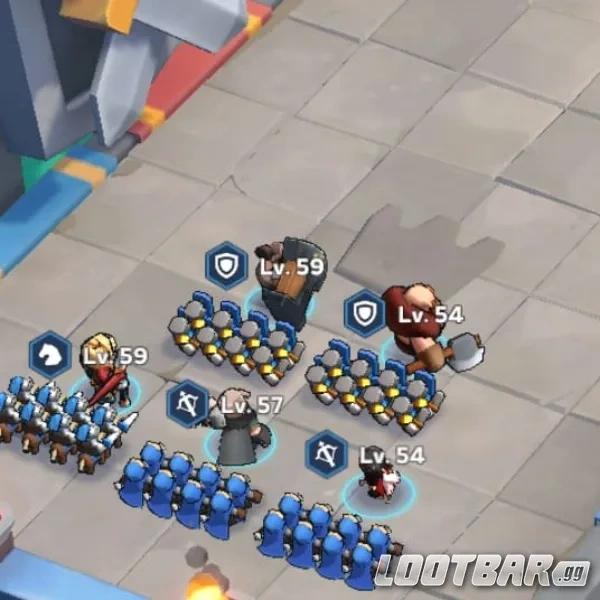 Developing a balanced army with all troop types