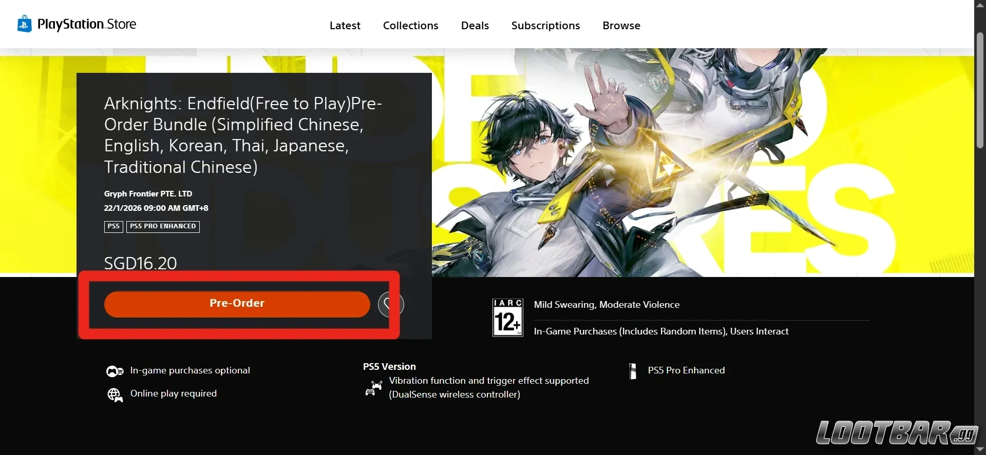 PS store image