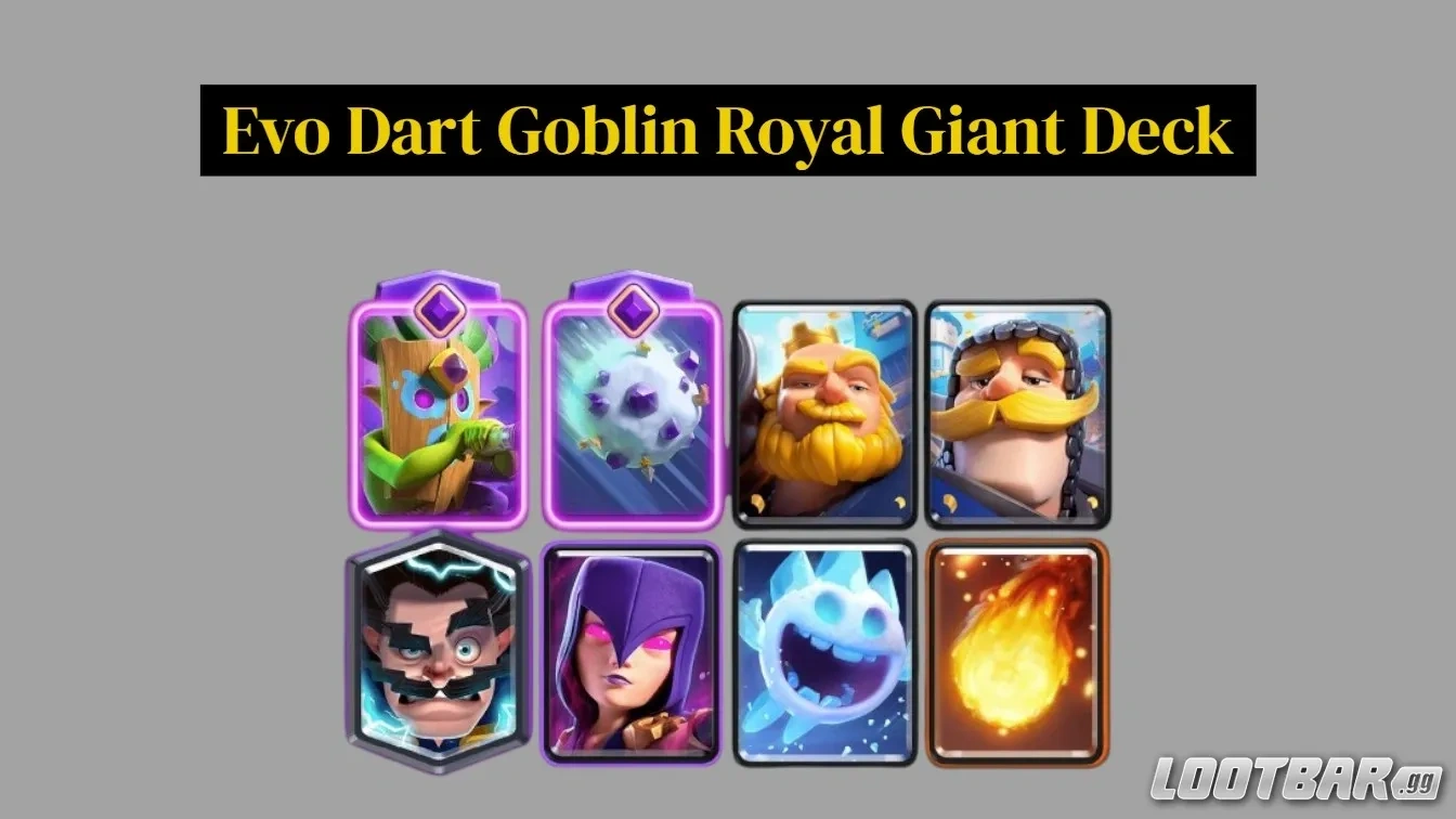 Best Evo Giant Snowball Decks - Evo Dart Goblin Royal Giant Deck