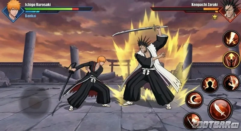 BLEACH Soul Resonance Kenpachi Zaraki Battle