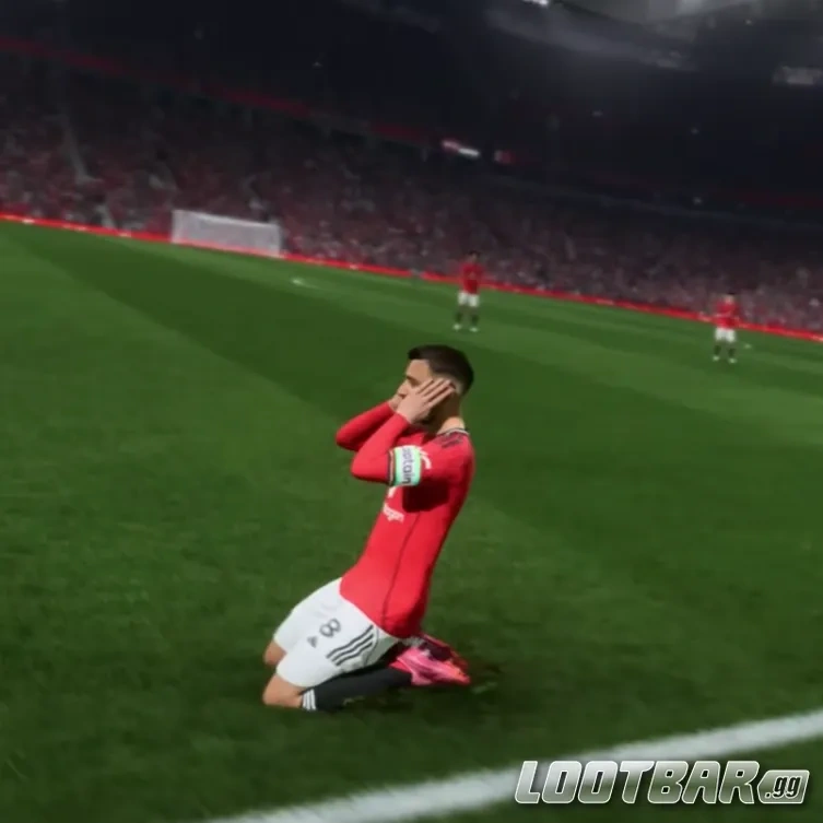 Bruno Fernandes Celebrating in FC 26