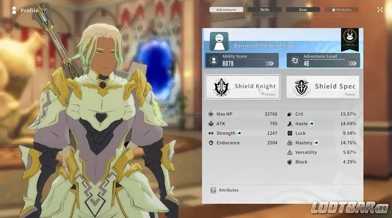 Blue Protocol: Star Resonance Shield Knight