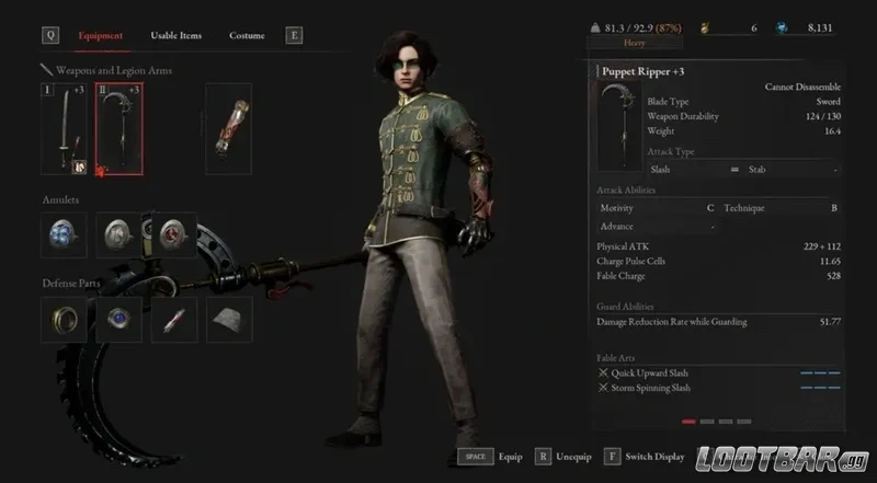 Lies of P Puppet Ripper