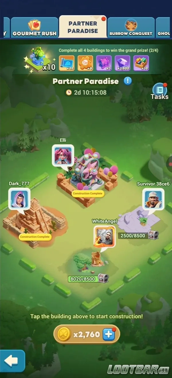 Tiles Survive Partner Paradise Event