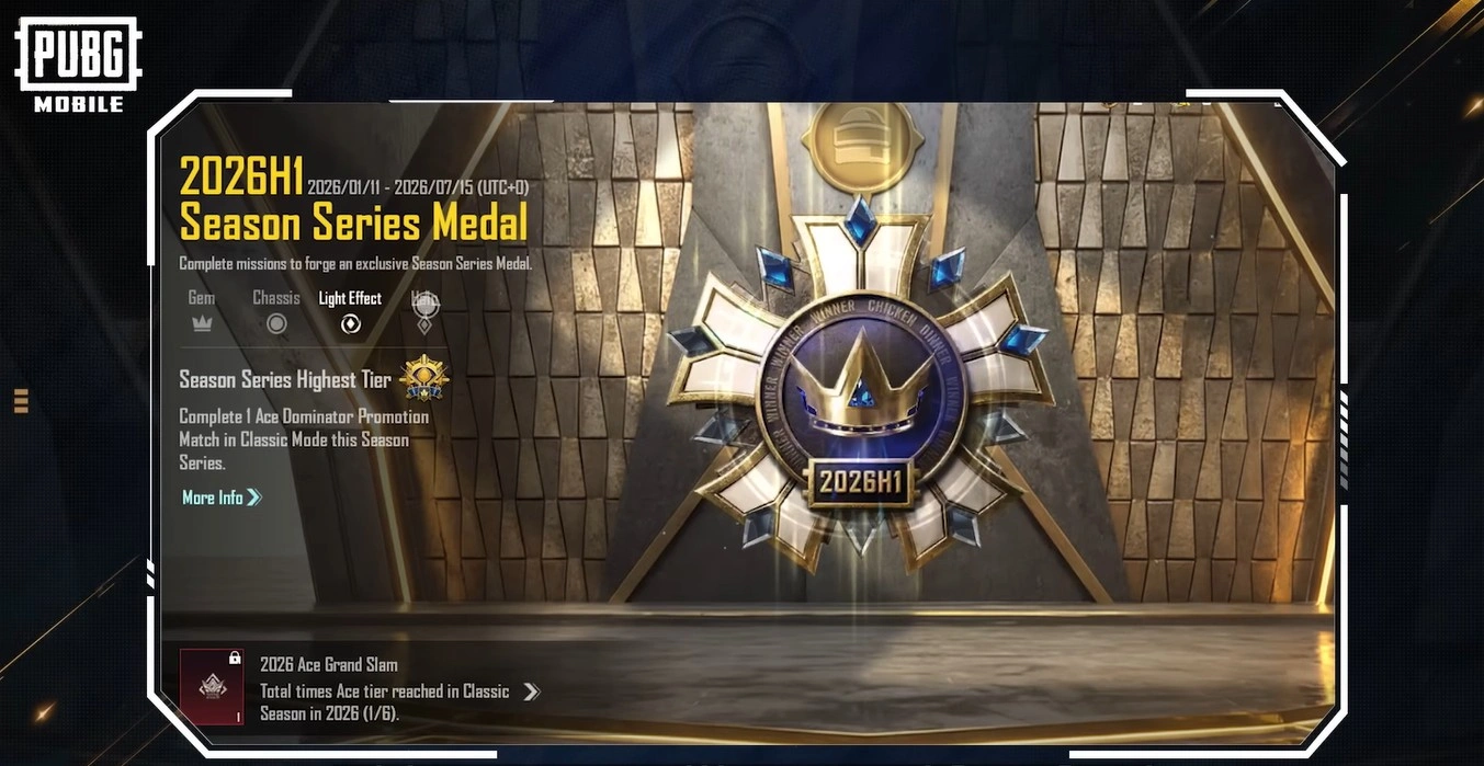 PUBG Mobile H1 Series Medal