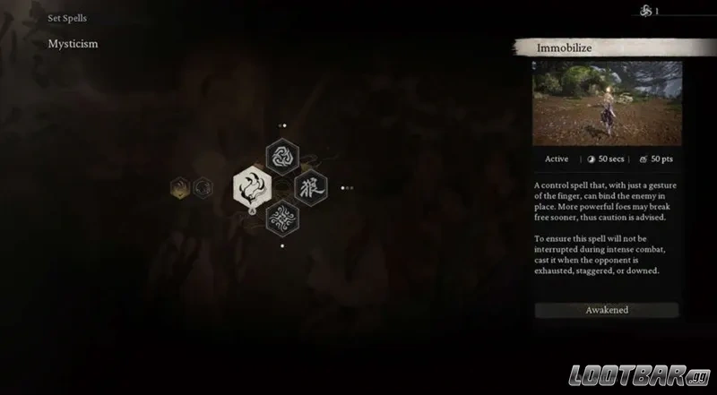 Black Myth: Wukong Immobilize Skill Tree