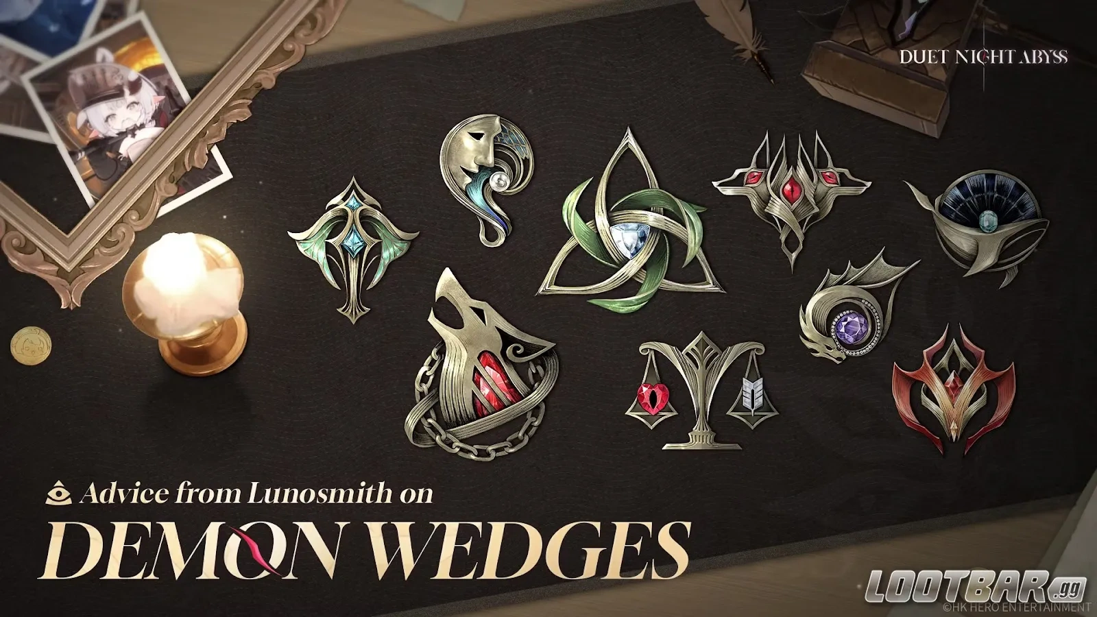Keyart of various demon wedges